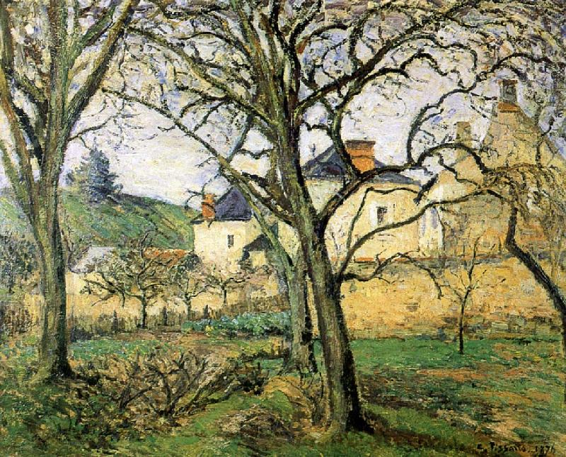 Camille Pissarro Pang plans scenery Schwarz Spain oil painting art